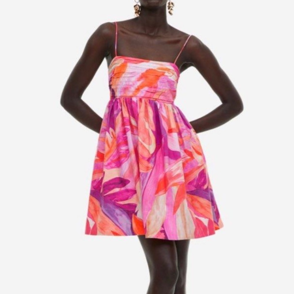 H&M patterned mini dress